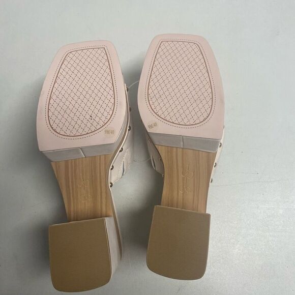 JESSICA SIMPSON JS-Charlete Platform Sandals 9M Cream No Box New With Defect - Picture 13 of 14